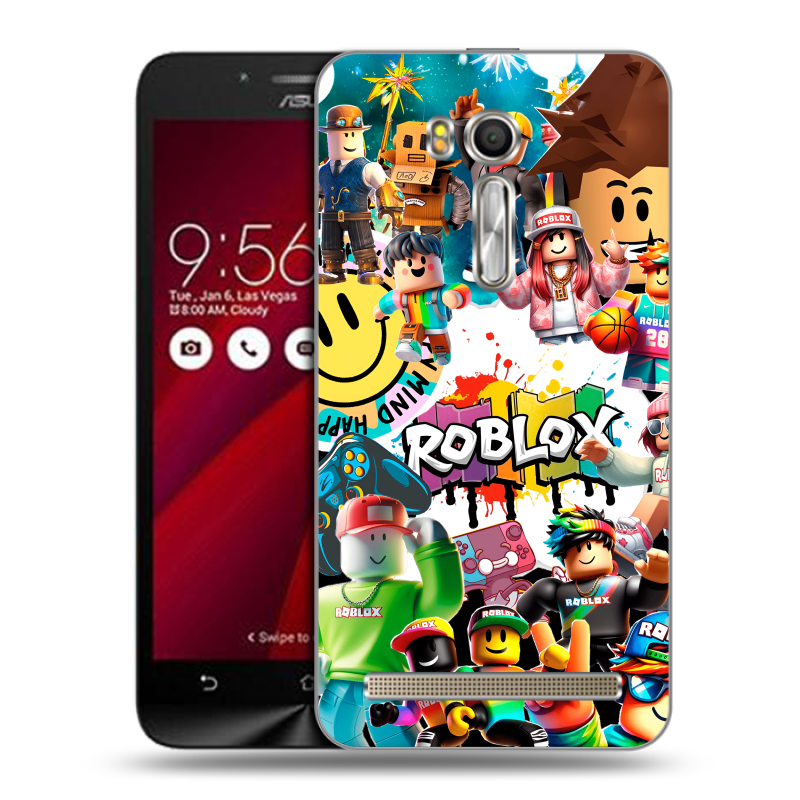 Пластиковый чехол на ASUS Zenfone Go 5.5 с принтом Roblox Роблокс Пластиковый чехол на ASUS Zenfone Go 5.5 с принтом Roblox Роблокс