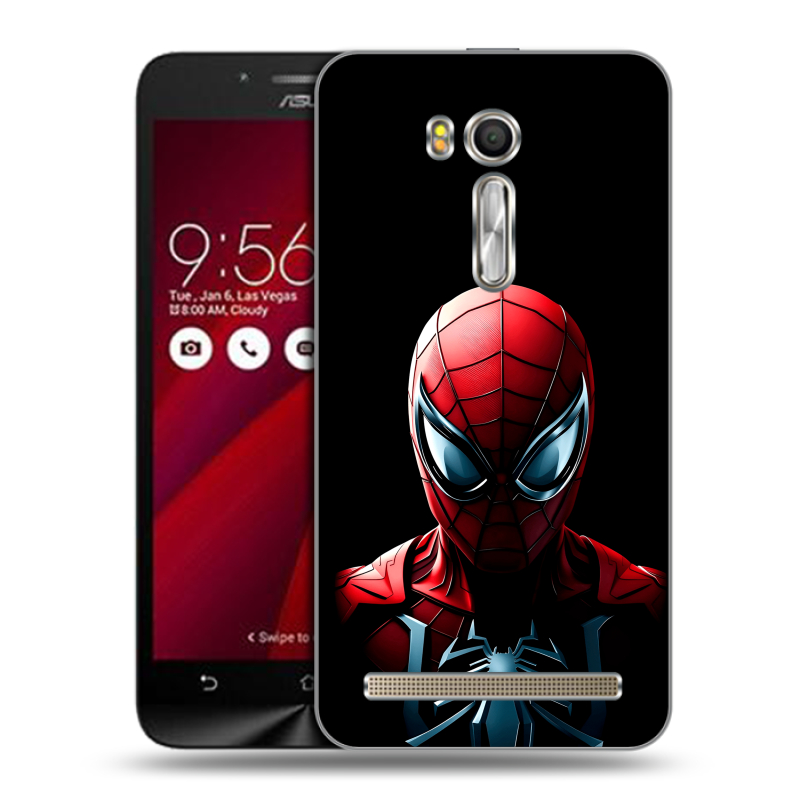 Пластиковый чехол на ASUS Zenfone Go 5.5 с принтом Spiderman Человек паук Пластиковый чехол на ASUS Zenfone Go 5.5 с принтом Spiderman Человек паук