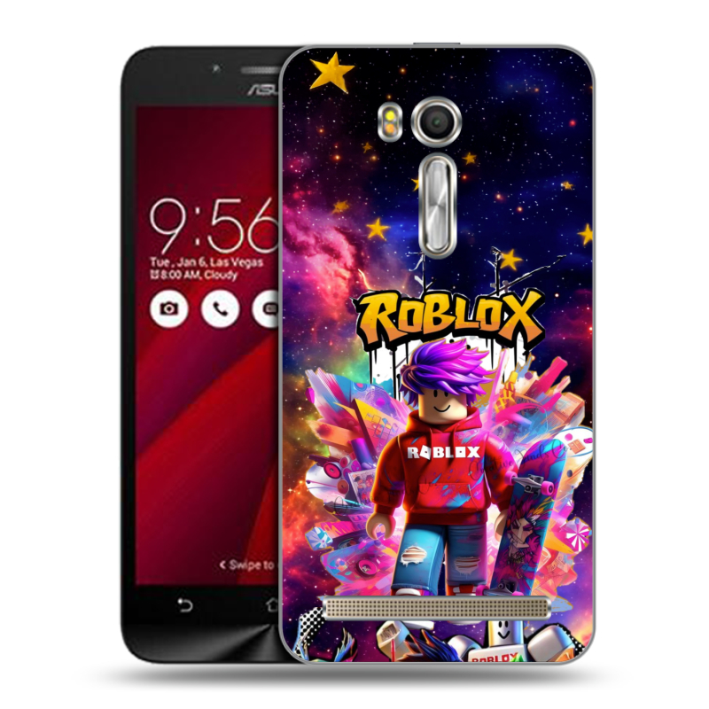 Пластиковый чехол на ASUS Zenfone Go 5.5 с принтом Roblox Роблокс Пластиковый чехол на ASUS Zenfone Go 5.5 с принтом Roblox Роблокс