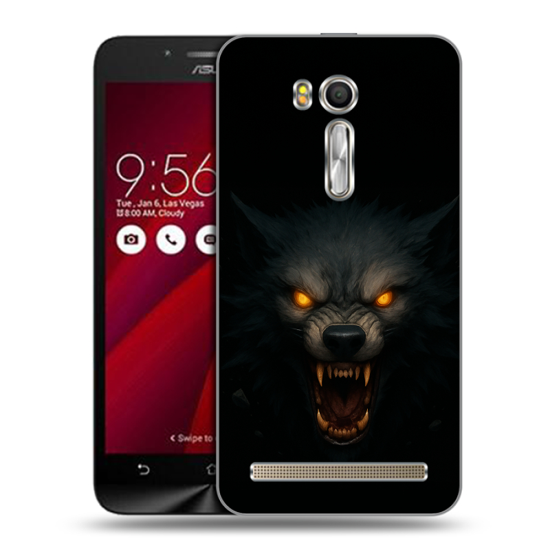 Пластиковый чехол на ASUS Zenfone Go 5.5 с принтом Волк Пластиковый чехол на ASUS Zenfone Go 5.5 с принтом Волк