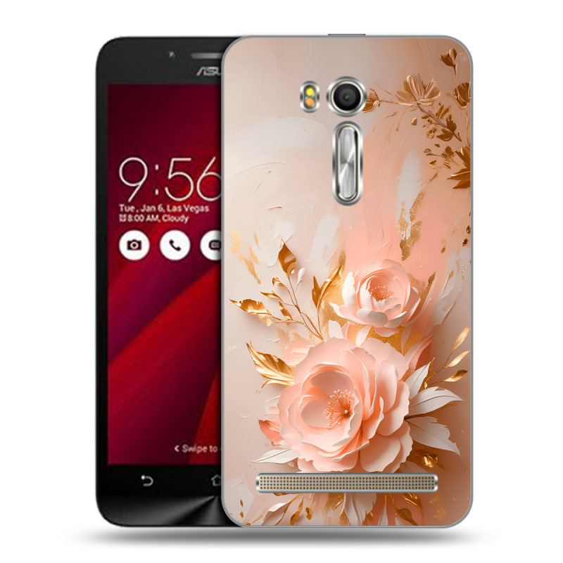 Пластиковый чехол на ASUS Zenfone Go 5.5 с принтом женский Пластиковый чехол на ASUS Zenfone Go 5.5 с принтом женский