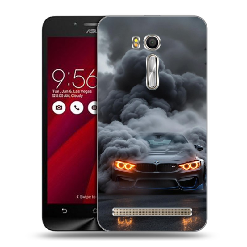Пластиковый чехол на ASUS Zenfone Go 5.5 с принтом BMW БМВ Пластиковый чехол на ASUS Zenfone Go 5.5 с принтом BMW БМВ