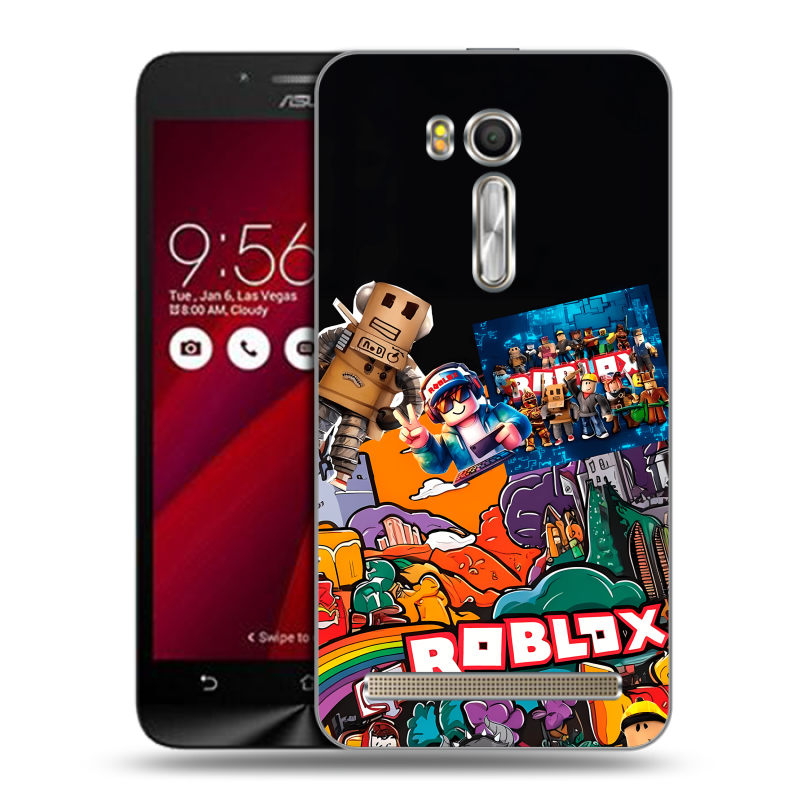 Пластиковый чехол на ASUS Zenfone Go 5.5 с принтом Roblox Роблокс Пластиковый чехол на ASUS Zenfone Go 5.5 с принтом Roblox Роблокс