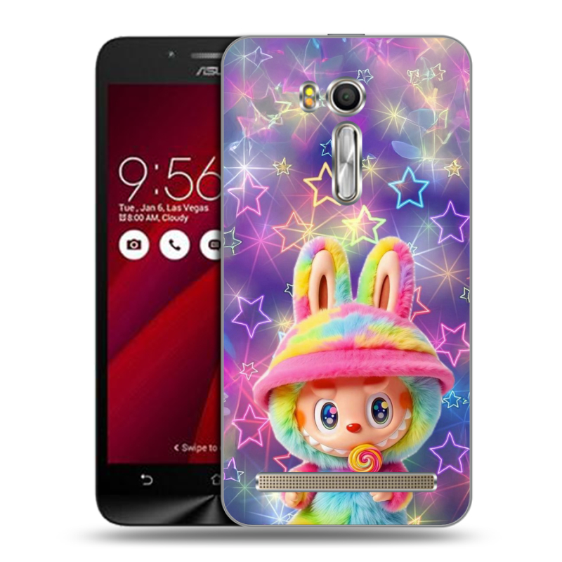 Пластиковый чехол на ASUS Zenfone Go 5.5 с принтом Labubu Лабубу Пластиковый чехол на ASUS Zenfone Go 5.5 с принтом Labubu Лабубу
