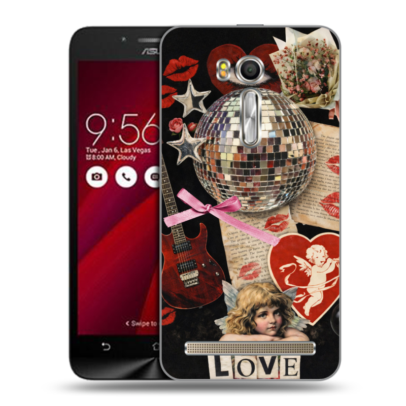 Пластиковый чехол на ASUS Zenfone Go 5.5 с принтом для девочек Пластиковый чехол на ASUS Zenfone Go 5.5 с принтом для девочек