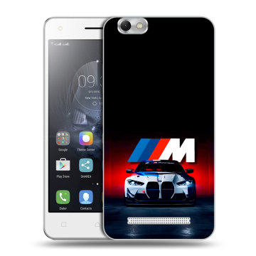 Силиконовый чехол на Lenovo Vibe C с принтом БМВ BMW