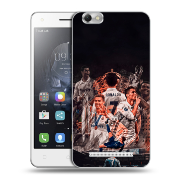 Силиконовый чехол на Lenovo Vibe C с принтом Реал Роналдо Real Ronaldo Силиконовый чехол на Lenovo Vibe C с принтом Реал Роналдо Real Ronaldo