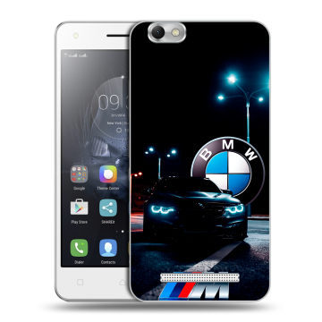 Силиконовый чехол на Lenovo Vibe C с принтом БМВ BMW