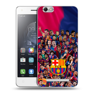 Силиконовый чехол на Lenovo Vibe C с принтом Барселона Barcelona Силиконовый чехол на Lenovo Vibe C с принтом Барселона Barcelona