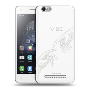 Силиконовый чехол на Lenovo Vibe C с принтом Сотворение мира