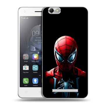 Силиконовый чехол на Lenovo Vibe C с принтом Spiderman Человек паук Силиконовый чехол на Lenovo Vibe C с принтом Spiderman Человек паук
