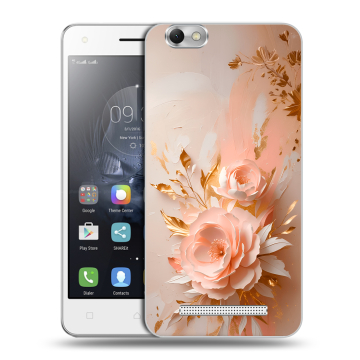 Силиконовый чехол на Lenovo Vibe C с принтом женский