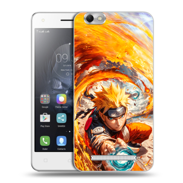 Силиконовый чехол на Lenovo Vibe C с принтом Аниме Наруто Naruto