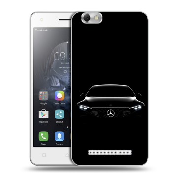 Силиконовый чехол на Lenovo Vibe C с принтом Mercedes Мерседес