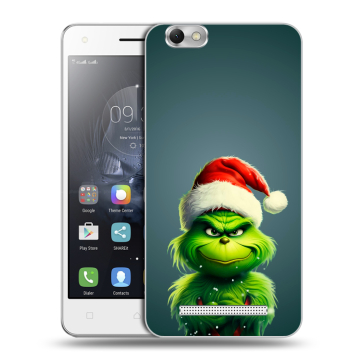 Силиконовый чехол на Lenovo Vibe C с принтом Новый год