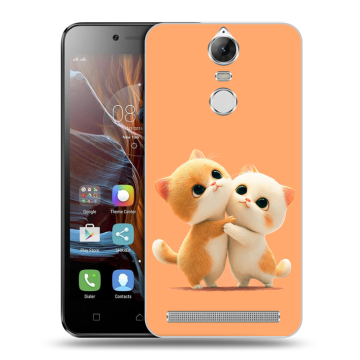 Силиконовый чехол на Lenovo K5 Note с принтом Милые котики Силиконовый чехол на Lenovo K5 Note с принтом Милые котики