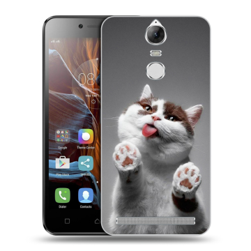 Силиконовый чехол на Lenovo K5 Note с принтом Коты Силиконовый чехол на Lenovo K5 Note с принтом Коты