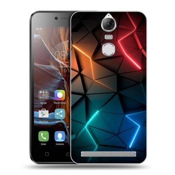 Силиконовый чехол на Lenovo K5 Note с принтом Абстракция неон Силиконовый чехол на Lenovo K5 Note с принтом Абстракция неон