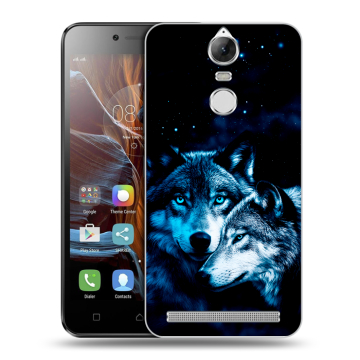 Силиконовый чехол на Lenovo K5 Note с принтом Волки Силиконовый чехол на Lenovo K5 Note с принтом Волки