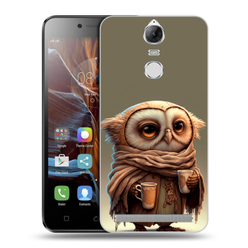Силиконовый чехол на Lenovo K5 Note с принтом Сова Силиконовый чехол на Lenovo K5 Note с принтом Сова