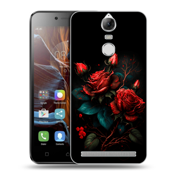 Силиконовый чехол на Lenovo K5 Note с принтом Розы красные Силиконовый чехол на Lenovo K5 Note с принтом Розы красные