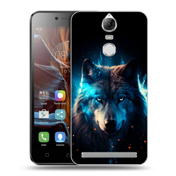 Силиконовый чехол на Lenovo K5 Note с принтом Волк ночной Силиконовый чехол на Lenovo K5 Note с принтом Волк ночной
