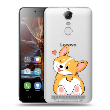Силиконовый чехол на Lenovo K5 Note с принтом Корги Силиконовый чехол на Lenovo K5 Note с принтом Корги