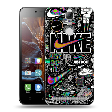 Силиконовый чехол на Lenovo K5 Note с принтом Найк