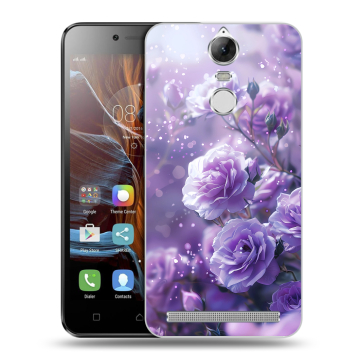 Силиконовый чехол на Lenovo K5 Note с принтом Розы цветы