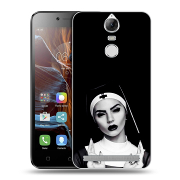 Силиконовый чехол на Lenovo K5 Note с принтом монашка