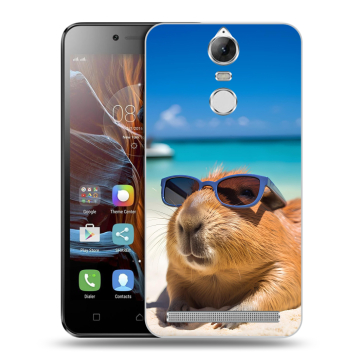 Силиконовый чехол на Lenovo K5 Note с принтом Капибара Силиконовый чехол на Lenovo K5 Note с принтом Капибара