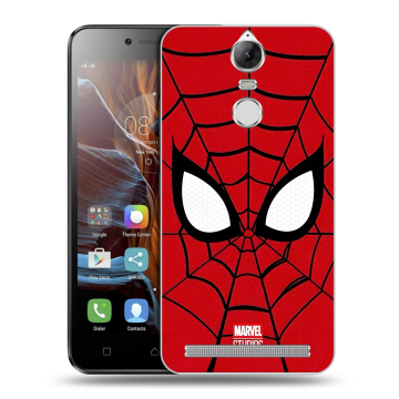 Силиконовый чехол на Lenovo K5 Note с принтом человек паук spiderman