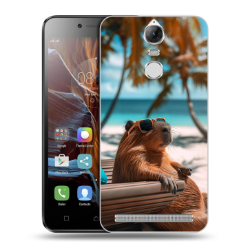 Силиконовый чехол на Lenovo K5 Note с принтом Капибара Силиконовый чехол на Lenovo K5 Note с принтом Капибара