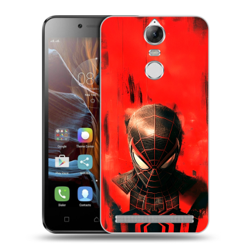 Силиконовый чехол на Lenovo K5 Note с принтом человек паук spiderman Силиконовый чехол на Lenovo K5 Note с принтом человек паук spiderman