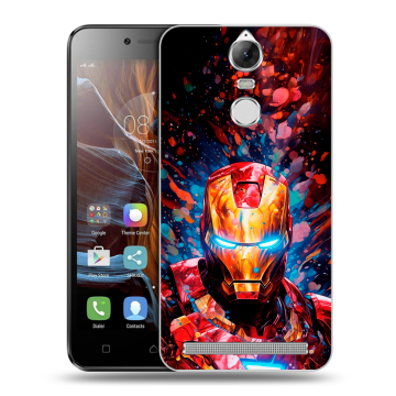 Силиконовый чехол на Lenovo K5 Note с принтом Железный человек Ironman Силиконовый чехол на Lenovo K5 Note с принтом Железный человек Ironman