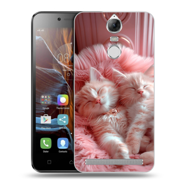 Силиконовый чехол на Lenovo K5 Note с принтом котята котики