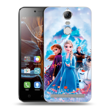 Силиконовый чехол на Lenovo K5 Note с принтом Холодное сердце Frozen Силиконовый чехол на Lenovo K5 Note с принтом Холодное сердце Frozen