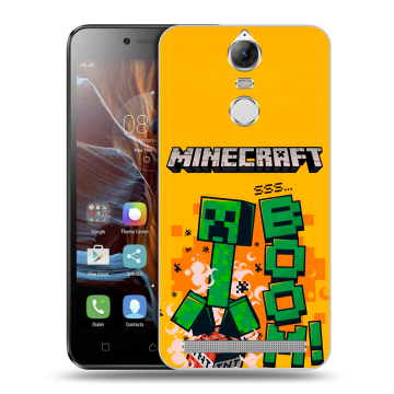 Силиконовый чехол на Lenovo K5 Note с принтом Майнкрафт Minecraft Силиконовый чехол на Lenovo K5 Note с принтом Майнкрафт Minecraft