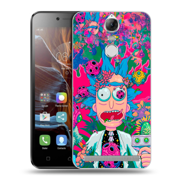 Силиконовый чехол на Lenovo K5 Note с принтом Рик и Морти Rick Morty Силиконовый чехол на Lenovo K5 Note с принтом Рик и Морти Rick Morty