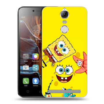 Силиконовый чехол на Lenovo K5 Note с принтом Спанч боб Спанчбоб