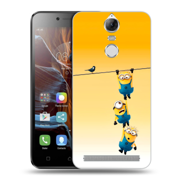 Силиконовый чехол на Lenovo K5 Note с принтом Миньоны Силиконовый чехол на Lenovo K5 Note с принтом Миньоны