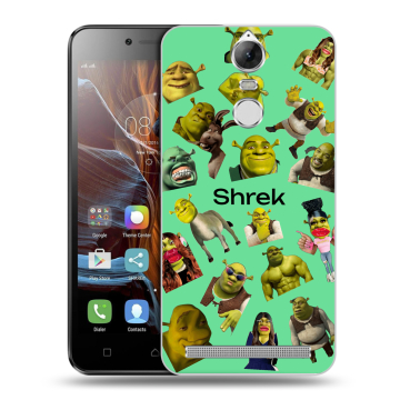 Силиконовый чехол на Lenovo K5 Note с принтом Шрек Shrek Силиконовый чехол на Lenovo K5 Note с принтом Шрек Shrek