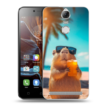 Силиконовый чехол на Lenovo K5 Note с принтом Капибара Силиконовый чехол на Lenovo K5 Note с принтом Капибара