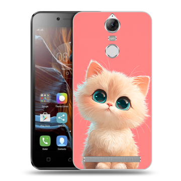 Силиконовый чехол на Lenovo K5 Note с принтом Розовый котенок Силиконовый чехол на Lenovo K5 Note с принтом Розовый котенок
