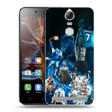 Силиконовый чехол на Lenovo K5 Note с принтом Реал Роналдо