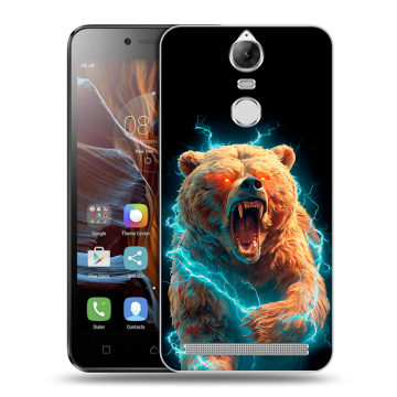 Силиконовый чехол на Lenovo K5 Note с принтом Медведь Силиконовый чехол на Lenovo K5 Note с принтом Медведь