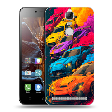 Силиконовый чехол на Lenovo K5 Note с принтом Тачки Силиконовый чехол на Lenovo K5 Note с принтом Тачки