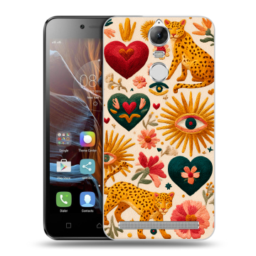 Силиконовый чехол на Lenovo K5 Note с принтом Модный принт Силиконовый чехол на Lenovo K5 Note с принтом Модный принт