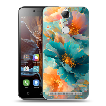 Силиконовый чехол на Lenovo K5 Note с принтом Цветы Силиконовый чехол на Lenovo K5 Note с принтом Цветы