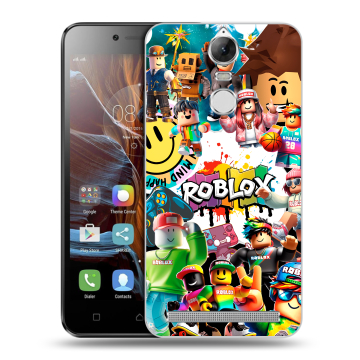 Силиконовый чехол на Lenovo K5 Note с принтом Roblox Роблокс